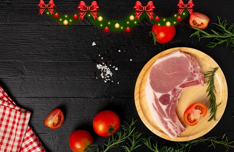 Χοιρινό για χριστούγεννα